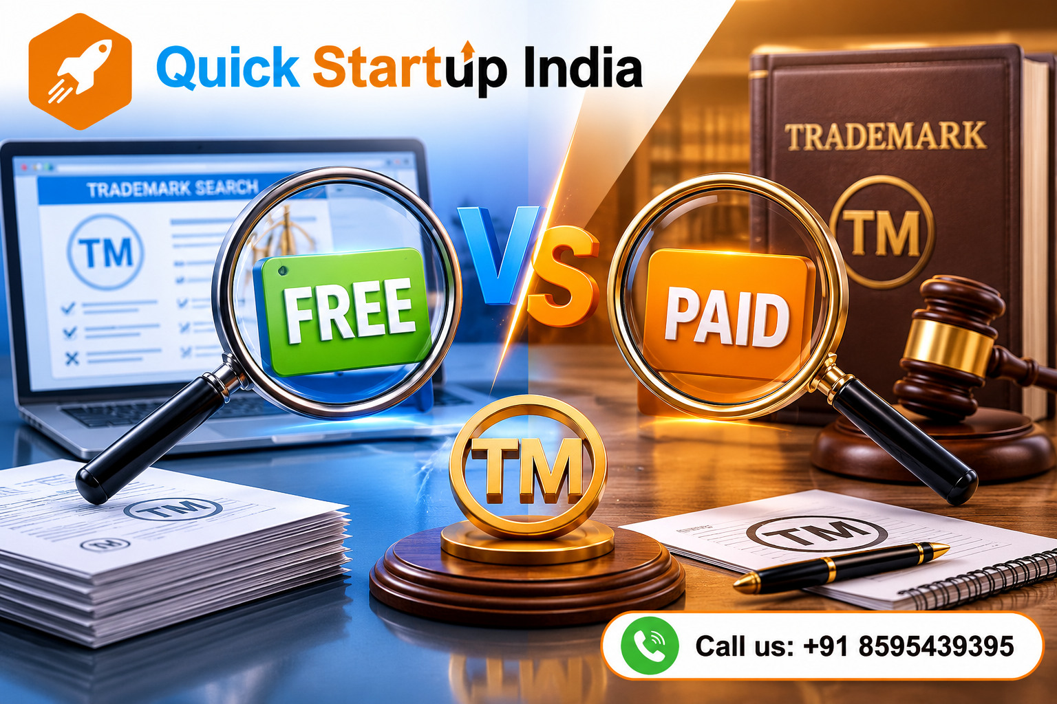 Free vs Paid Trademark Search Tools in India: Which Is Better? 2 free-vs-paid-img