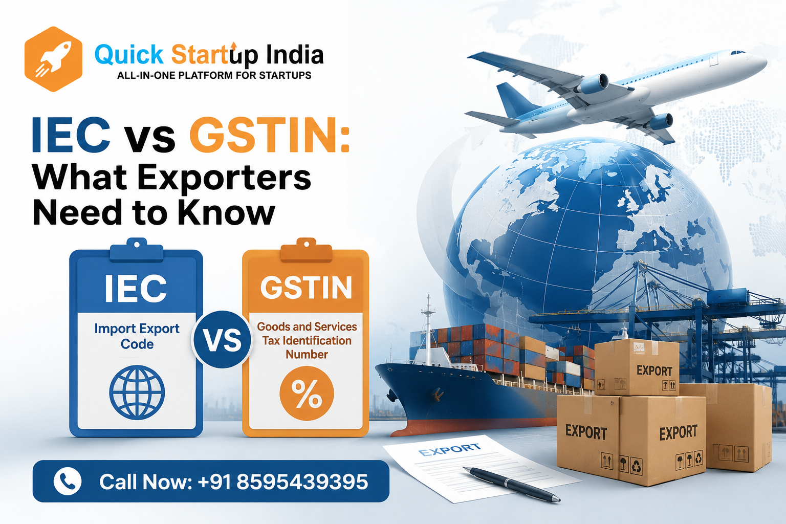 IEC vs GSTIN What Exporters Need to Know img