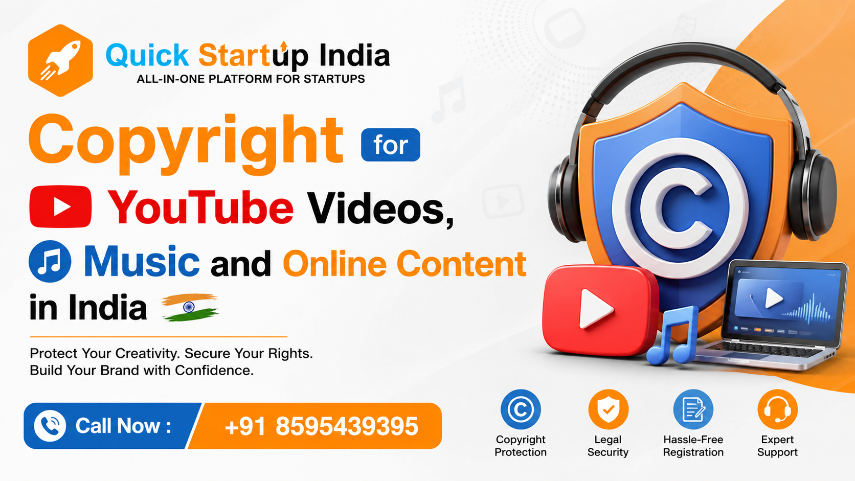 Copyright for YouTube Videos Music and Online Content in India