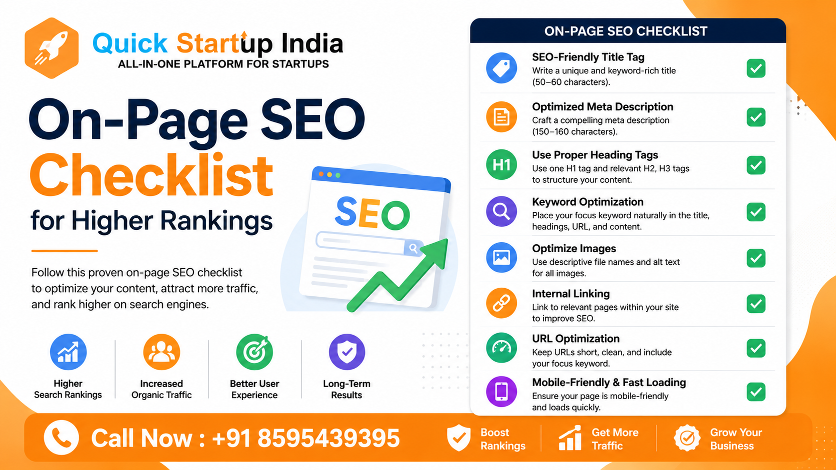 On-Page SEO Checklist for Higher Rankings