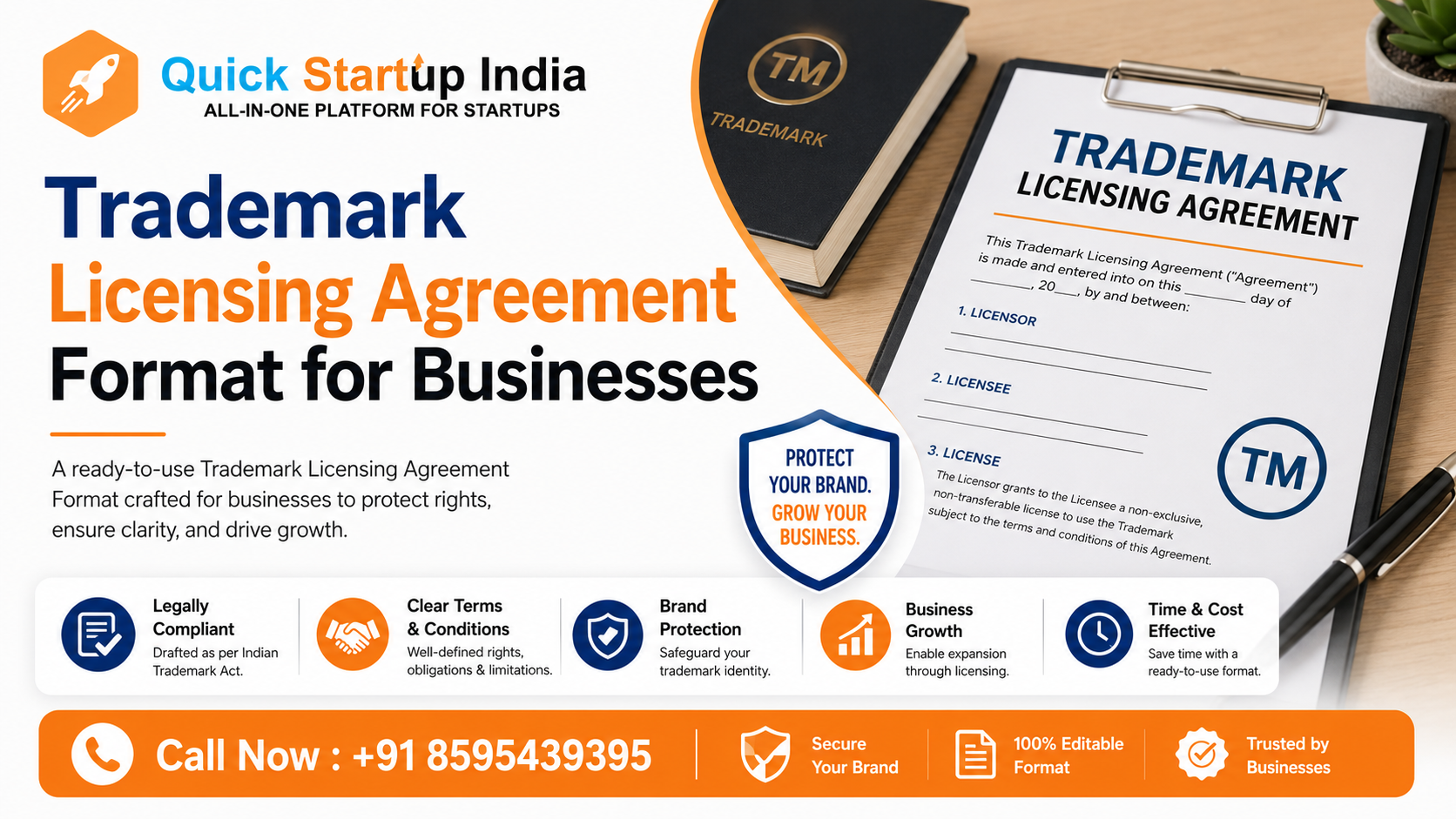 Trademark Licensing Agreement Format for Businesses-banner