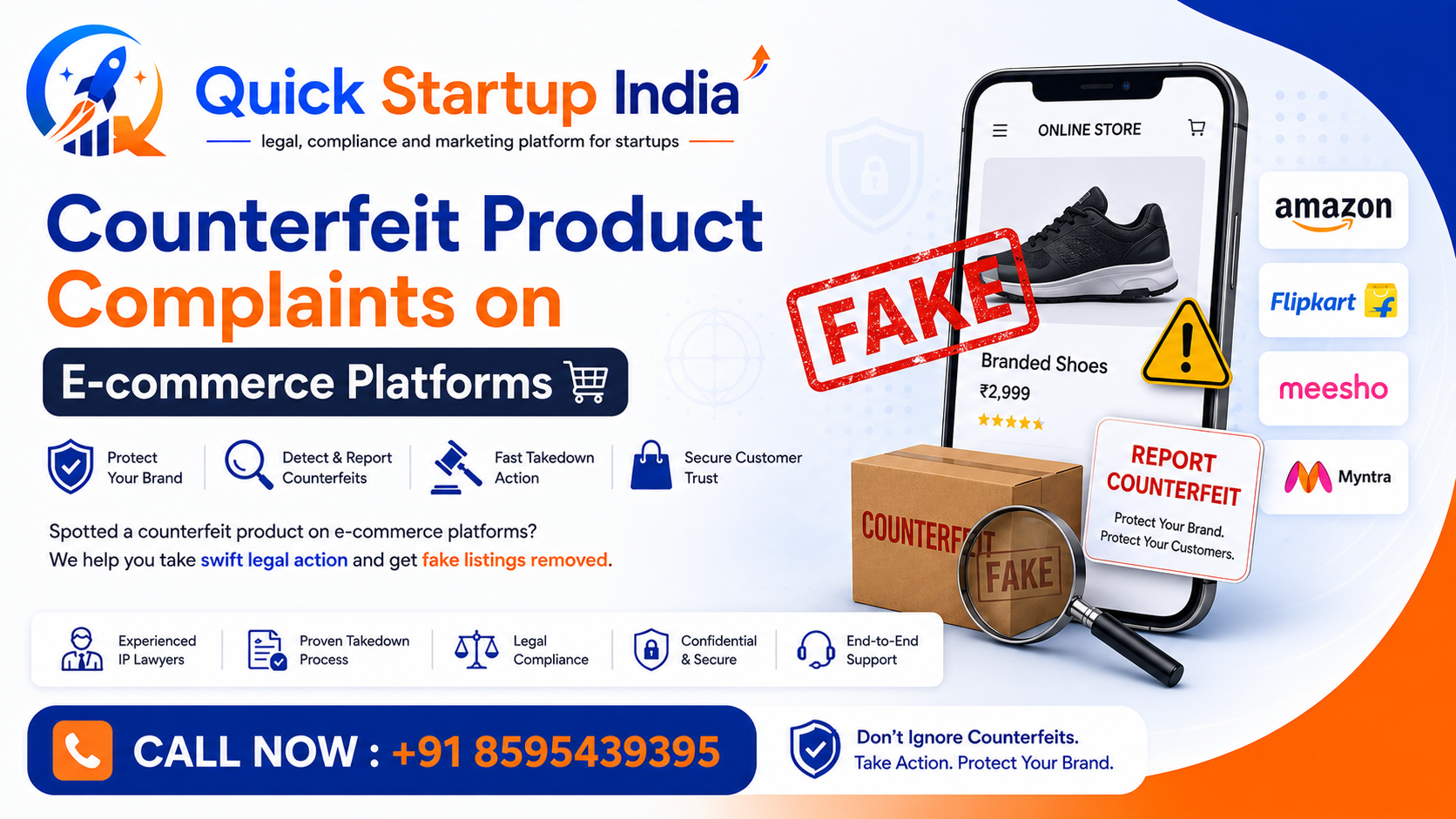 Counterfeit Product Complaints on E-commerce