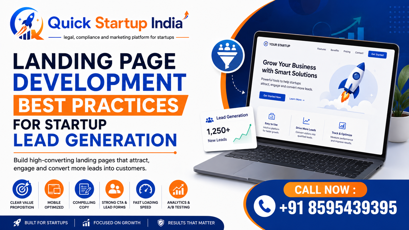 Landing Page Development Best Practices for Startup Lead Generation