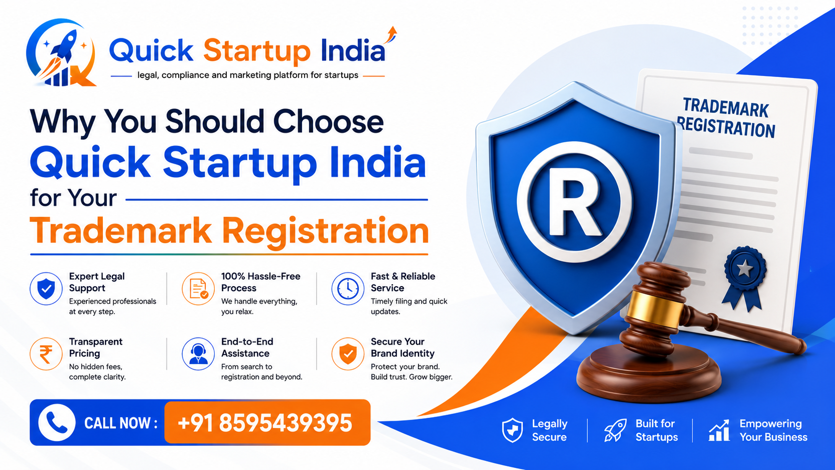 Why You Should Choose Quick Startup India for Your Trademark Registration